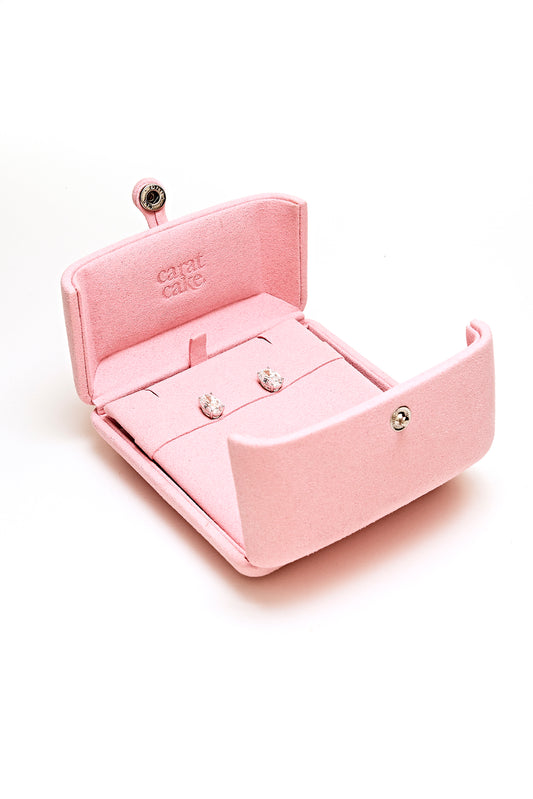 Oval Diamond Earrings