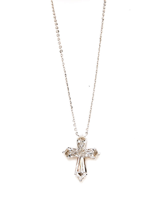 Kite Diamond Cross Necklace