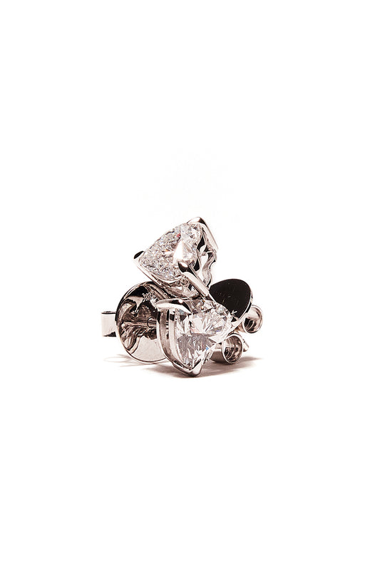 Heart Diamond Earrings