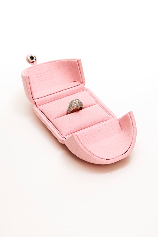 Heart Diamond Pinky Ring