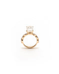 Load image into Gallery viewer, Gold ring with a diamond on a white background
