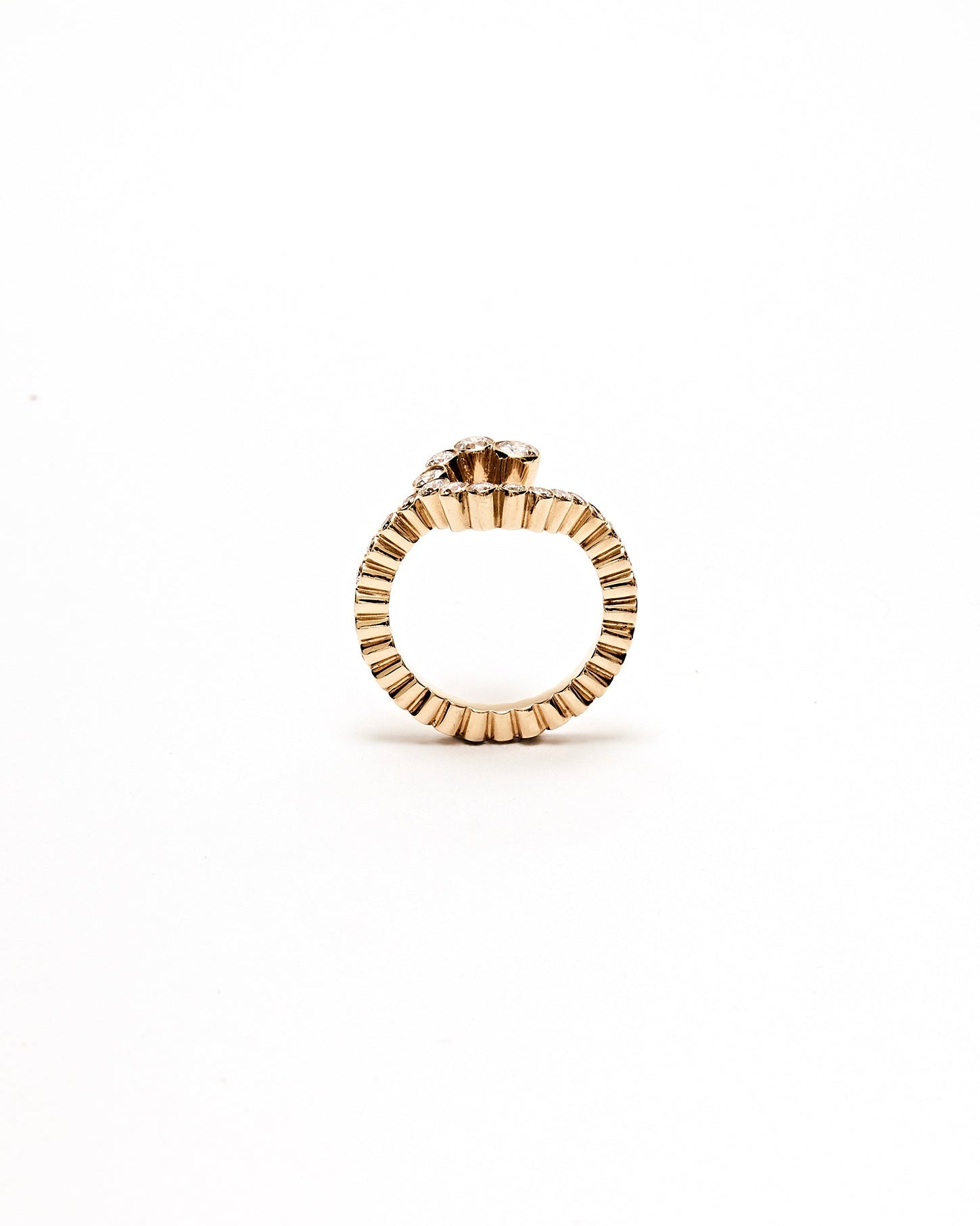 Diamond Initial Ring