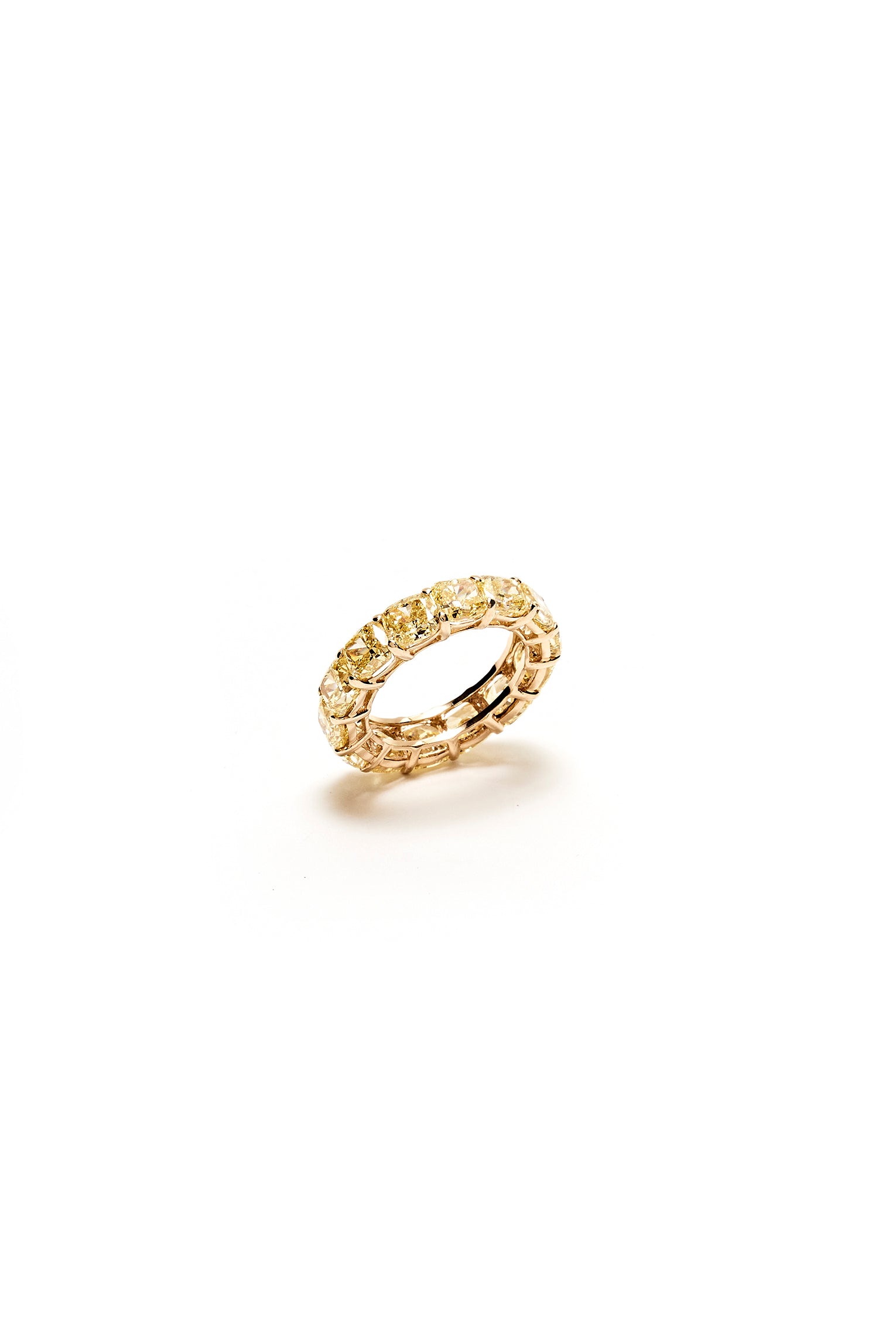 Yellow Gold Eternity Band