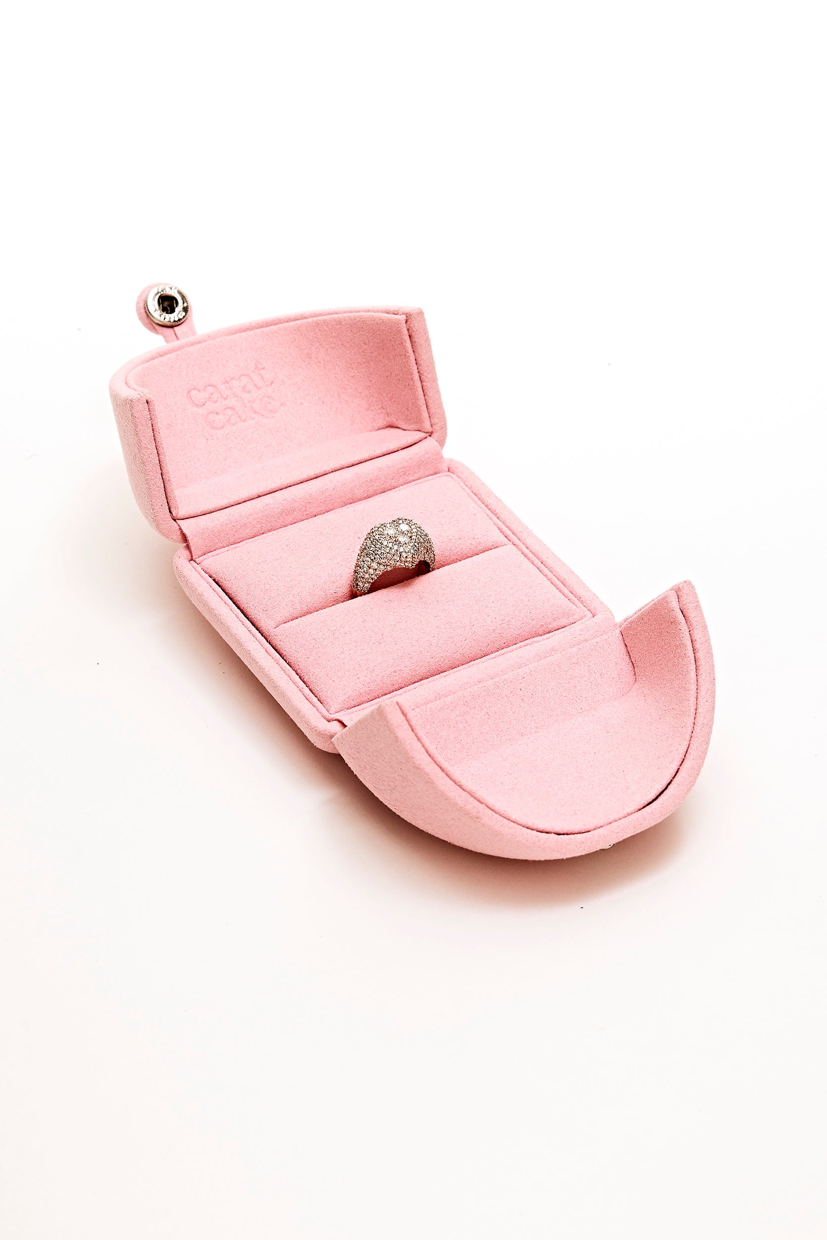 Heart Diamond Pinky Ring