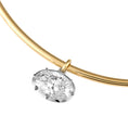 Load image into Gallery viewer, Oval Scallop Gold Choker
