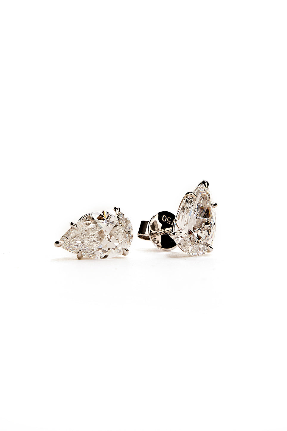 Pear Diamond Earrings