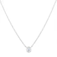 Load image into Gallery viewer, Round Bezel Diamond Pendant
