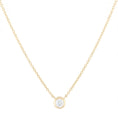 Load image into Gallery viewer, Round Bezel Diamond Pendant
